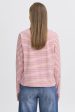 Ichi - Ihmira Loose Ls3 - 204827 Cloud Dancer W. Pink Yarrow Discount