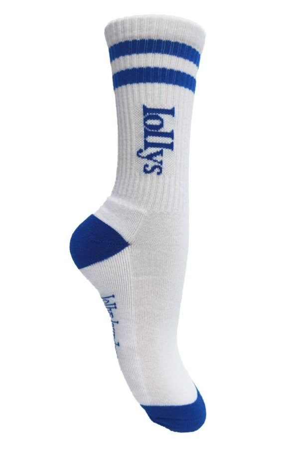 Forudbestilling - Lollys Laundry - Hillll Socks - 20 Blue For Discount