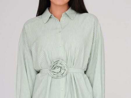 A-VIEW - Sonny Rose Shirt - 011 Mint Sale