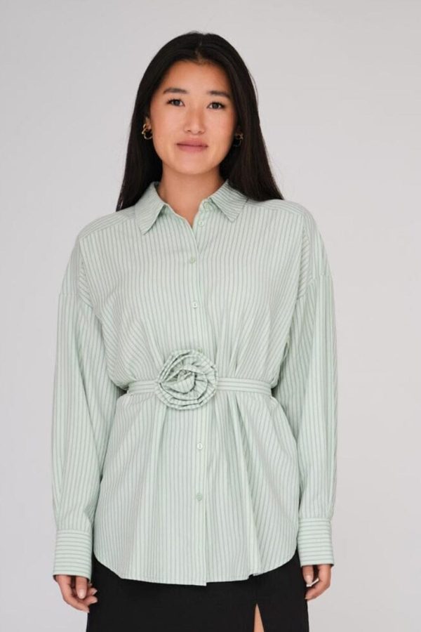 A-VIEW - Sonny Rose Shirt - 011 Mint Sale