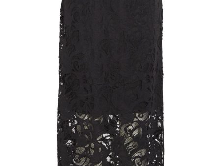 Vila - Vistacy Ankel Skirt R - 4581358 Black Beauty Online Hot Sale