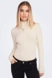 Only - Onlkarol L S Rollneck Pullover Knt - 3949097 Pumice Stone W. Melange For Sale