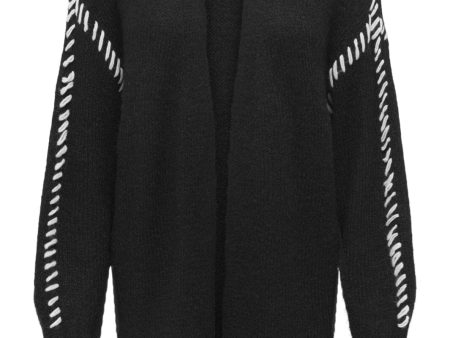 JDY - Jdyzoey Life L S Stitch Cardigan Knt - 4743024 Black W. Birch Stitch Cheap