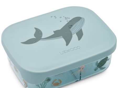 Liewood - Arthur Tritan Lunch Box - Sea creature   Sandy For Discount