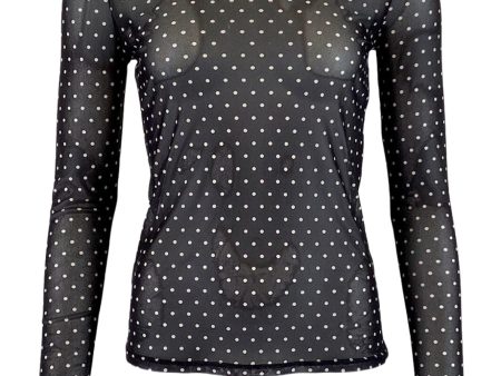 Black Colour  - Bcannie Mesh Blouse - Black Dot Sale