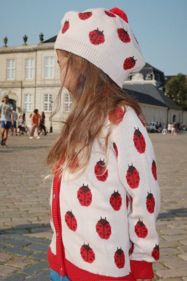 Konges Sløjd - Belou Knit Beret Ks102222 - Ladybug For Sale