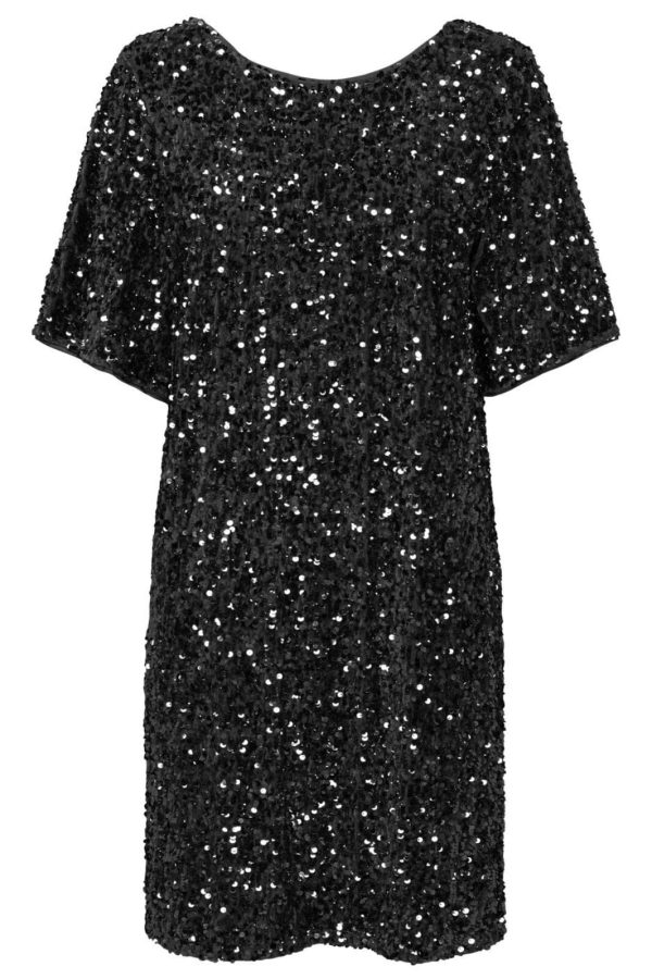 Only - Onlconfidence S S Sequins Dress 15333653 - 4674257 - Black Black Sequins Fashion