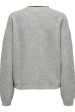 JDY - Jdylumi Life L S O-Neck Cardigan Knt 15335456 - 4622603 - Medium Grey Melange Black Contrast Edges For Cheap