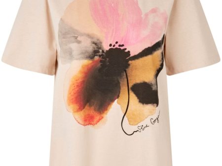 Stine Goya - Short Sleeve T-shirt, 2243 Light Jersey - Pastel Petals Online now