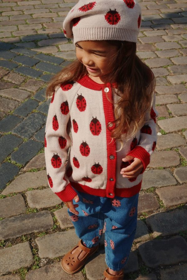 Konges Sløjd - Belou Knit Beret Ks102222 - Ladybug For Sale