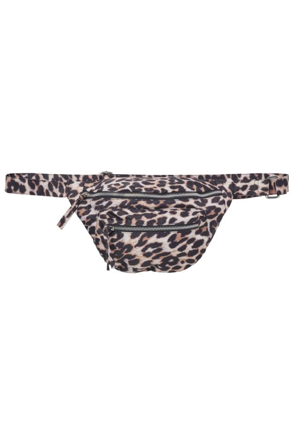 Forudbestilling - Lollys Laundry - Hollyll Belt Bag - 72 Leopard Print For Discount