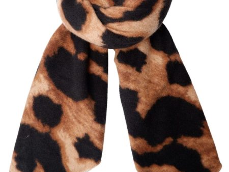 Black Colour - Bcfelina Leo Scarf 208366 - Brown Leo For Discount