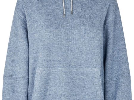 Stine Goya - Oversize Casual Hoodie, 2299 Heavy Lurex Jersey - Infinity Blue For Cheap