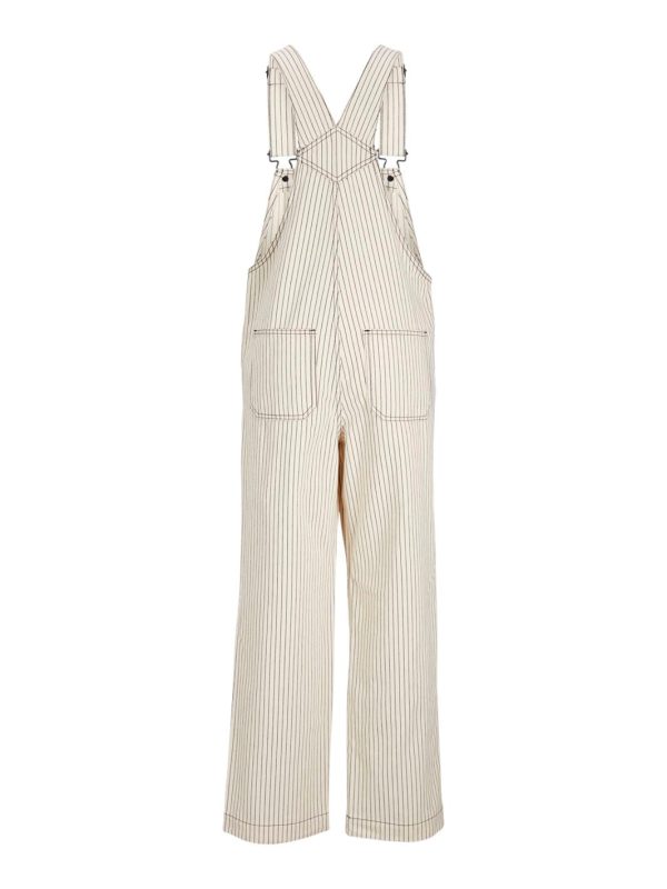 Jjxx - Jxmaddy Overall - 4646855 Blanc De Blanc Black Pinstripe Sale