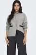 JDY - Jdylumi Life L S O-Neck Cardigan Knt 15335456 - 4622603 - Medium Grey Melange Black Contrast Edges For Cheap