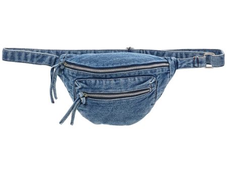 Forudbestilling - Lollys Laundry - Hollyll Belt Bag - 100 Washed Denim Fashion