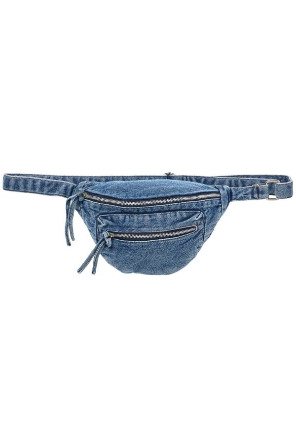 Forudbestilling - Lollys Laundry - Hollyll Belt Bag - 100 Washed Denim Fashion