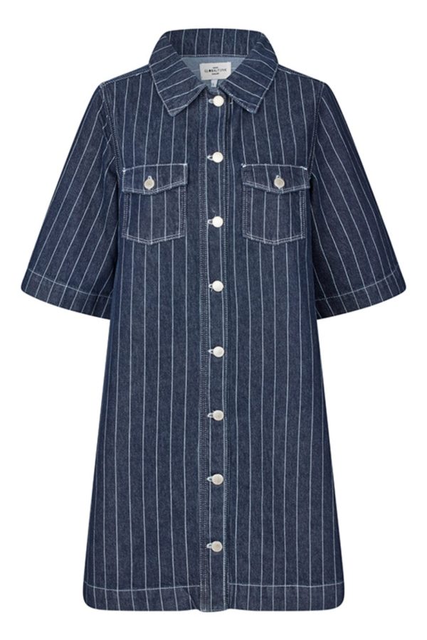 Global Funk - Mira-G - 608 Navy Pinstripe Online now