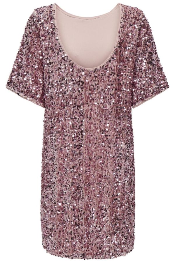 Only - Onlconfidence S S Sequins Dress 15333653 - 4603040 - Mauve Shadows Mauve Shadows Online now