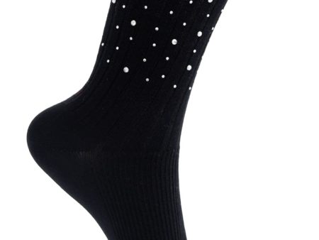 Forudbestilling - Black Colour - Bcdiamond Sock 4318 - Black Online Sale