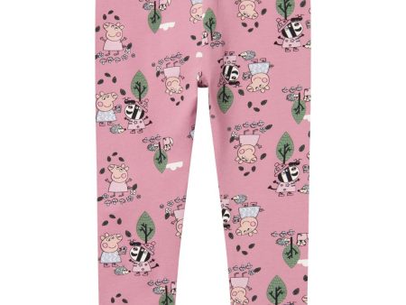 Name It - Nmfordama Peppapig Legging - 4615792 Mauve Orchid For Discount