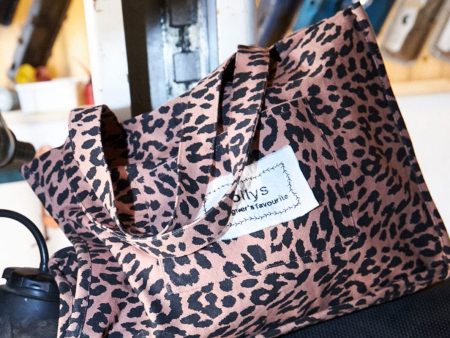 Forudbestilling - Lollys Laundry - Hydrall Shopper Bag - 72 Leopard Print Sale