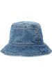 Forudbestilling - Lollys Laundry - Willowll Bucket Hat - 100 Washed Denim Supply