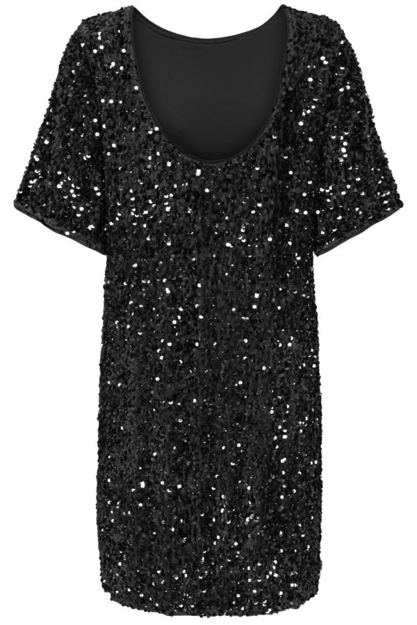 Only - Onlconfidence S S Sequins Dress 15333653 - 4674257 - Black Black Sequins Fashion