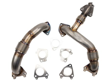 Wehrli 11-16 Duramax LML Stainless 2in Up Pipe Kit w  Gaskets For Cheap