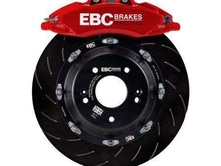 EBC Racing 92-05 BMW 3-Series E36 E46 Red Apollo-6 Calipers 355mm Rotors Front Big Brake Kit For Discount