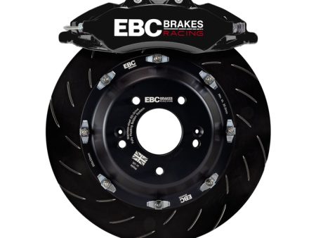 EBC Racing 92-05 BMW 3-Series E36 E46 Black Apollo-6 Calipers 355mm Rotors Front Big Brake Kit Cheap