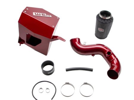 Wehrli 10-12 6.7L Cummins 4in. Intake Kit - WCFab Red Cheap