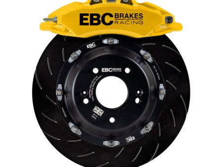 EBC Racing 92-05 BMW 3-Series E36 E46 Yellow Apollo-6 Calipers 355mm Rotors Front Big Brake Kit Online Sale