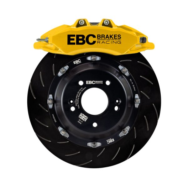 EBC Racing 92-05 BMW 3-Series E36 E46 Yellow Apollo-6 Calipers 355mm Rotors Front Big Brake Kit Online Sale