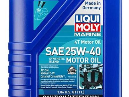 LIQUI MOLY 1L Marine 4T Motor Oil 25W40 Online