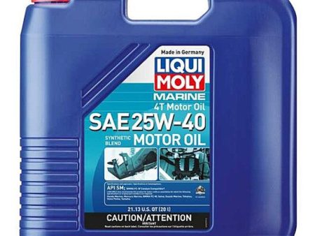 LIQUI MOLY 20L Marine 4T Motor Oil SAE 25W40 Sale