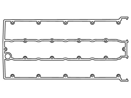 Cometic Ford EAO Cosworth YB .060in AFM Valve Cover Gasket - Early Engines on Sale