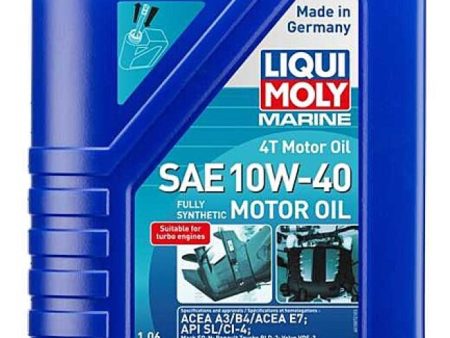 LIQUI MOLY 1L Marine 4T Motor Oil SAE 10W40 Online now